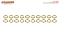SCALEAUTO SC-1120D Brass Spacers 0.5mm for 2.38mm (3/32) axle