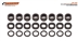 SCALEAUTO SC-1121 Plastic Axle spacers for 2.38mm ( 3/32 ) axles