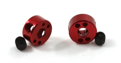 SCALEAUTO SC-1124B Axle Stoppers Red Lightened for 3/32" Axles