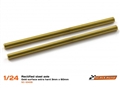 SCALEAUTO SC-1240B Rectified steel gold coated axles 3/32 x 53mm