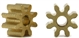 SCALEAUTO SC-1295 Brass Pinions 8 Tooth M50 for 1.5mm motor shaft