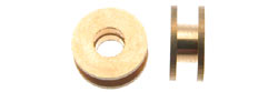 SCALEAUTO SC-1358 Bronze Bushings Double Flanged 6mm for 3/32" (2.37mm) Axles