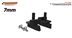 Scaleauto SC-1654A SC- 3DP Racing guide 24,3x7mm. and 3.5mm post thickness