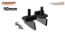 Scaleauto SC-1654D SC- 3DP Racing guide 24,3x10mm. and 3.5mm post thickness