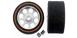 SCALEAUTO SC-2009N ProComp 1/32 Foam Rubber Tires 20.5 x 11mm 3/32" Axle