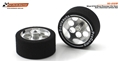 Scaleauto SC-2121P Wheel 27,5x13mm Procomp-1 for 3mm Axle. Aluminium ø21mm Hub
