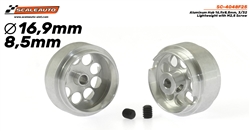 SCALEAUTO SC-4048F25 1/32 Wheels 16.9 x 8.5mm for 3/32" Axle