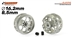 SCALEAUTO SC-4049D25 1/32 Aluminum rim 16.2x8.5mm. Monza-2 for 2.38mm axle, M2.5 bolt