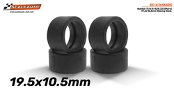Scaleauto SC-4761AS25 Rubber Tyre A-S25 (25 Shore) 19,5x10,5mm Racing Slick.