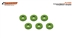 Scaleauto SC-5149A Neodymium Magnet �5 x 1,5 x 2,2mm for Suspensions - Soft (green)