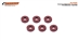 Scaleauto SC-5149c Neodymium Magnet �5 x 1,5 x 2,2mm for Suspensions - Hard (red)