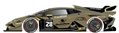 SCALEAUTO SC-6429R LMBH Supertrofeo Evo2 BDR Competition SP 2024 #28 - R chassis-