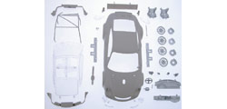SCALEAUTO SC-7501 1/24 Porsche 911 GT3 RSR Body Kit
