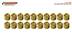 SCALEAUTO SC-8111B Axle spacers diam. 3mm brass - 3mm Length