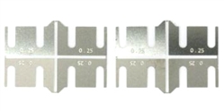 SCALEAUTO SC-8127E Axle Mount Spacers 0.25mm for 1/24 Metal Chassis
