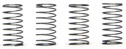 Slot.it SICH55B HRS Chassis MEDIUM Spring Set for SICH47 Spring Suspension Kit - 8 pcs. / package
