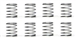 Slot.it SICH55D HRS Chassis Ultra SOFT Spring Set for SICH47B