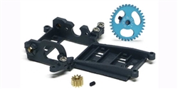 Slot.it SIKK13B Sidewinder 0.5mm OFFSET Conversion kit with motor mount, gears - for HRS Chassis Applications and Standard type Mabuchi Can Motors