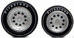 Slot.it SIPA41 wheel inserts for Alfa Romeo 33/3 - fits SIPA24/33 size wheels - set of 4 pcs. / card - tires not included