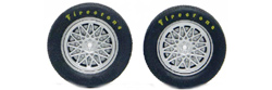 Slot.it SIPA45 wheel inserts for Chaparral 2E - fits SIPA17/SIPA24 size wheels
