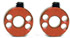 Slot.it SIPA57 CNC Machined aluminum stoppers for 3/32" axle