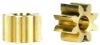 Slot.it SIPI08 brass press-on 8 tooth INLINE ONLY pinions - 2 pcs. / card - press fit to standard 2mm motor shaft