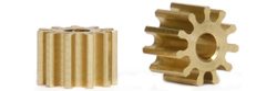 Slot.it SIPI6711o 11 Tooth Brass Anglewinder Pinion 6.75mm diameter