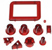 Slot.it SISCP03A Complete Actuator knob and cover plate Set - Red
