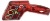 Slot.it SISCP202A Complete Handle Set - Red - Does not include actuating knobs
