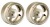 Sloting Plus SLPL4416 Europa wheels for 3/32" axle 16" x 8.5mm