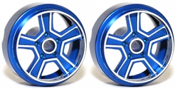 Sloting Plus SP024244 Wheels 15.9 x 8.5 mm SPA Eau Rouge BLUE for 3/32" Axles