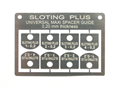 Sloting Plus SP069004 0.2mm MAXI Stainless Steel GUIDE spacers for 1/32 guides x 8