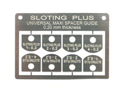Sloting Plus SP069004 0.2mm MAXI Stainless Steel GUIDE spacers for 1/32 guides x 8