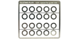Sloting Plus SP069102 0.2mm Stainless Steel GUIDE spacers for 1/24 guides x 20