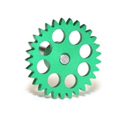 Sloting Plus SP072529 Spur Gear 29 teeth x 16,8 Ø anglewinder 11º Green