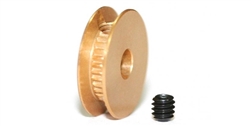 Sloting Plus SP079930 DURALUMINUM 4WD Drive Pulley 6.5mm Diameter GOLD