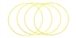 Sloting Plus SP079950 Rubber 4WD Drive Belts 50mm YELLOW x 4