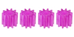 Sloting Plus SP082910 10 Tooth Nylon Pinions x 4 PURPLE