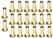 Sloting Plus SP108051 Lead Wire Brass Eyelets XLarge Long
