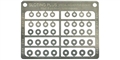 Sloting Plus SP150042 Photo Etched Stainless Steel Washers for screws M2 up to 2.1mm diameter