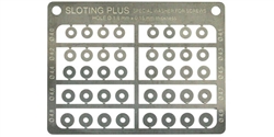 Sloting Plus SP150042 Photo Etched Stainless Steel Washers for screws M2 up to 2.1mm diameter