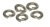 Sloting Plus SP150090 Stainless steel lock washers for M2 size motor mount screws - 20 pcs.