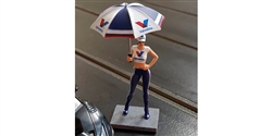 Racer SWFIG013 Sideways Girl Figurine Valvoline with Umbrella