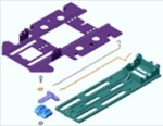 TSRF T24003 1/24 Chassis Kit - Bare chassis with no motor, axles, wheels or gears