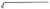 TSRF T2413 Contact rail, positive lead, stainless steel