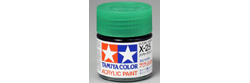 Tamiya TA81025 X-25 Clear Green Acrylic Paint - 23ml (0.8 fl. oz.) Bottle