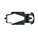 Thunderslot THCHS006S Can Am 350 chassis Dark Gray (Stiff)
