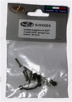 Thunderslot THSUSK005/S Complete Suspension Kit Soft