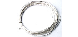 TQ RACING TQ310 Motor Shunt Wire - Silver Plated Copper 1 ft. Length 153 Strands