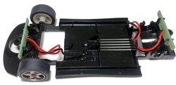 Scalextric W15014 Underpan, Magnet, Lights, and Front Wheel Assembly for Scalextric MCLAREN F1 GTR - Replacement for the following cars ( wheel color may differ ) - C3917, C43965A, C3969, C4012A, C4026, C4102, C4159